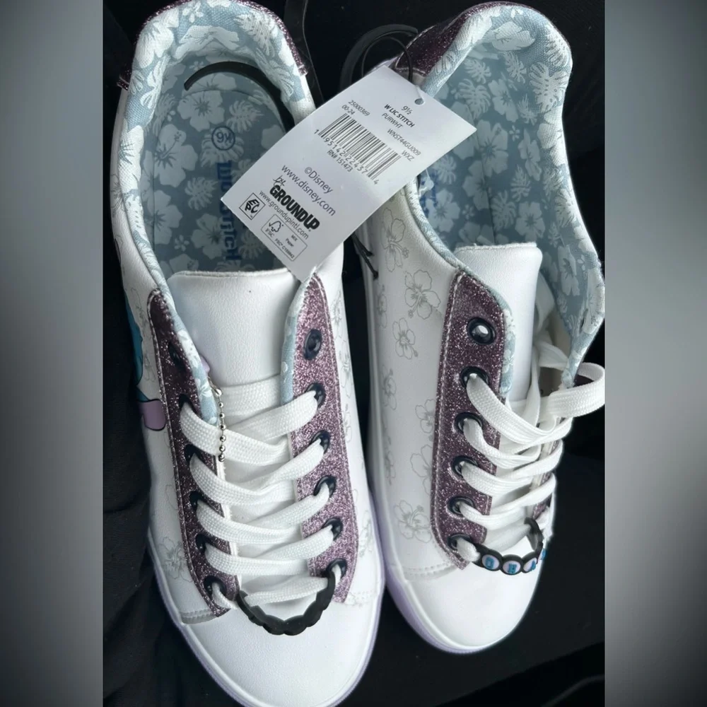 Disney Stitch Women's Low Top Lace Up Sneaker - Picture 7 of 7
